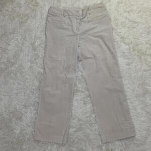 Brooks Brothers Corduroy Pants Womens Size 8 Beige Stretch Cotton Classic